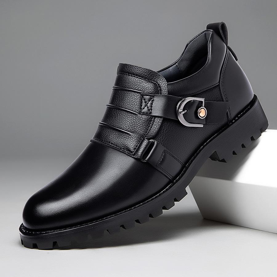 Fashion 2025 New Designer Spring Autumn Platform Shoes for Men Fashion Casual Luxury Leather Shoes Male Belt Buckle Dress Shoe Man 38
Fashion 2025 New Designer Spring Autumn Platform Shoes for Men Fashion Casual Luxury Leather Shoes Male Belt Buckle Dress Shoe Man 38