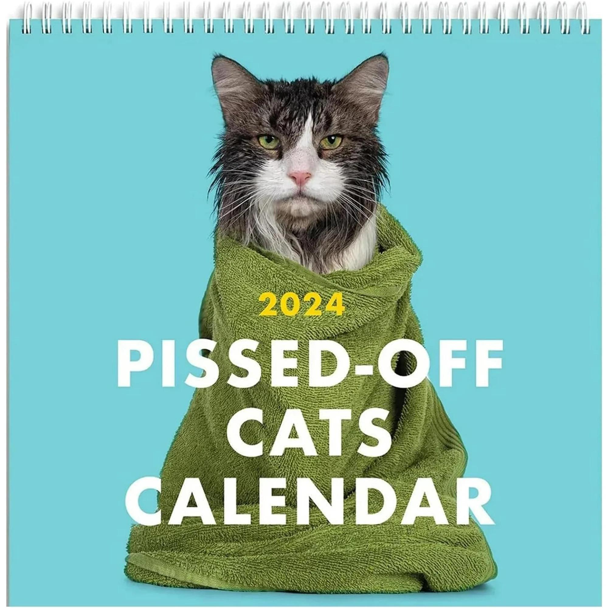 Календарь Pissed-Off Cats на 2024 год, настенный календарь с забавными кошками, креативный календарь, праздничный подарок для любителей кошек
Календарь Pissed-Off Cats на 2024 год, настенный календарь с забавными кошками, креативный календарь, праздничный подарок для любителей кошек
