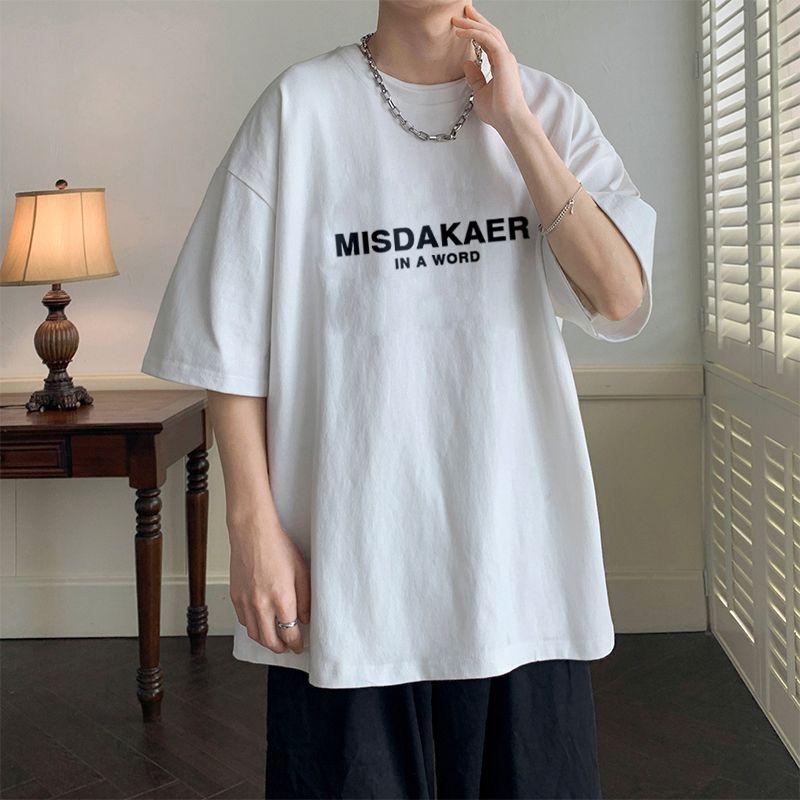 Summer Letter Printed Pullovers Korean Round Neck Men s Clothing Youthful Vitality Stylish Loose All-match Short Sleeve T-shirts S білий
Summer Letter Printed Pullovers Korean Round Neck Men s Clothing Youthful Vitality Stylish Loose All-match Short Sleeve T-shirts S білий