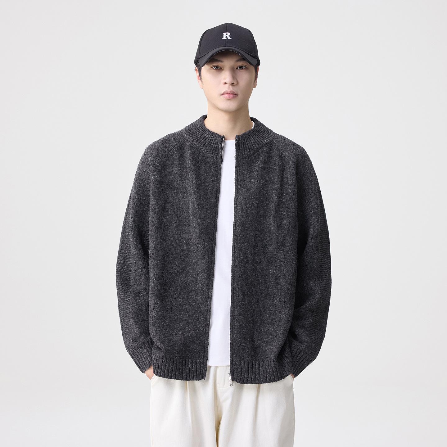 Men s Stand Collar Knitwear Jacket - Autumn/Winter Warm Cardigan Sweater, Youthful and Versatile Fashion Top 2XL
Men s Stand Collar Knitwear Jacket - Autumn/Winter Warm Cardigan Sweater, Youthful and Versatile Fashion Top 2XL