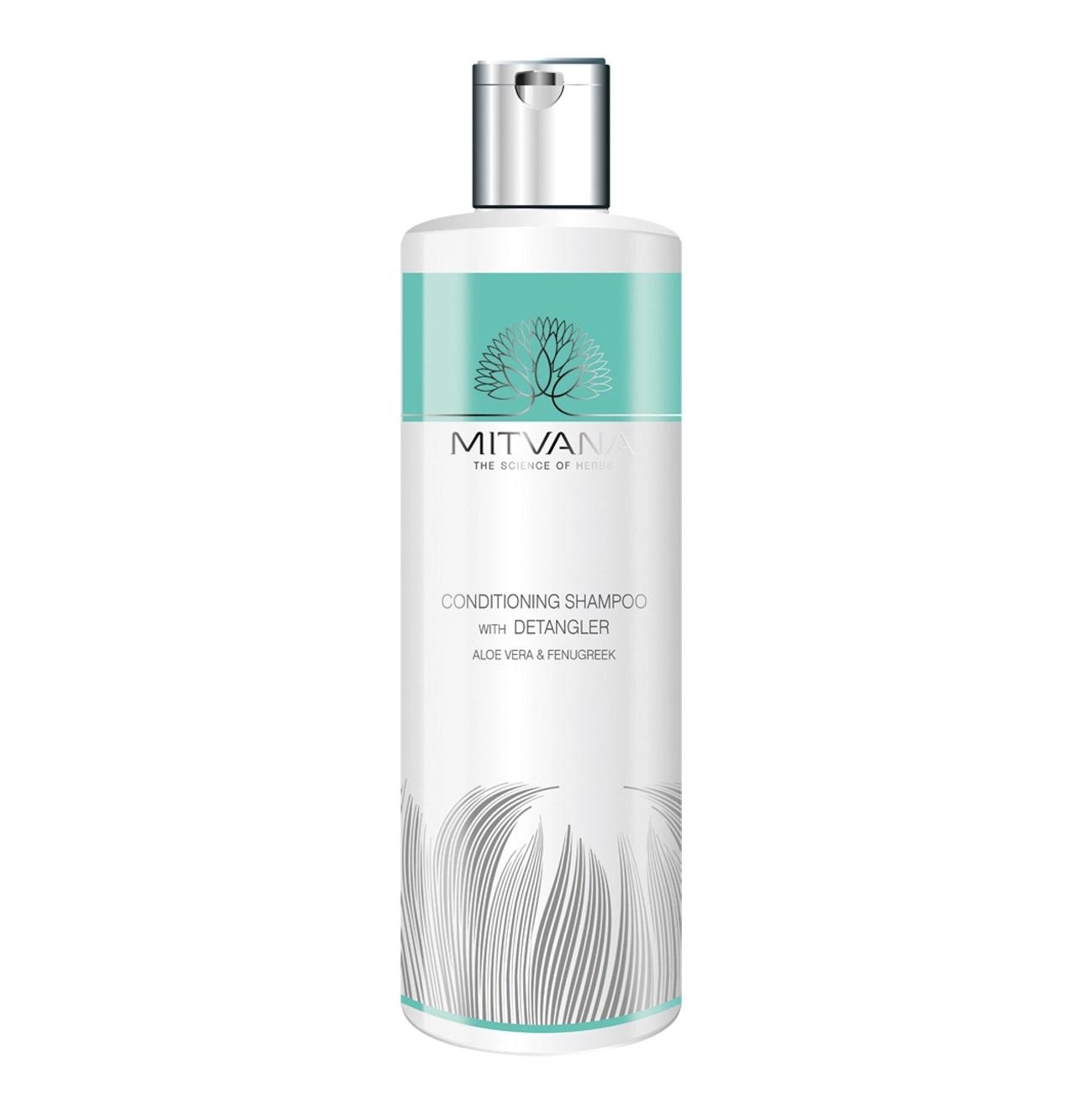 Шампунь, що кондиціонує для неслухняного волосся Condtioning Shampoo Detangler with Aloe Vera & Fenugreek Mitvana 200 мл
Шампунь, що кондиціонує для неслухняного волосся Condtioning Shampoo Detangler with Aloe Vera & Fenugreek Mitvana 200 мл