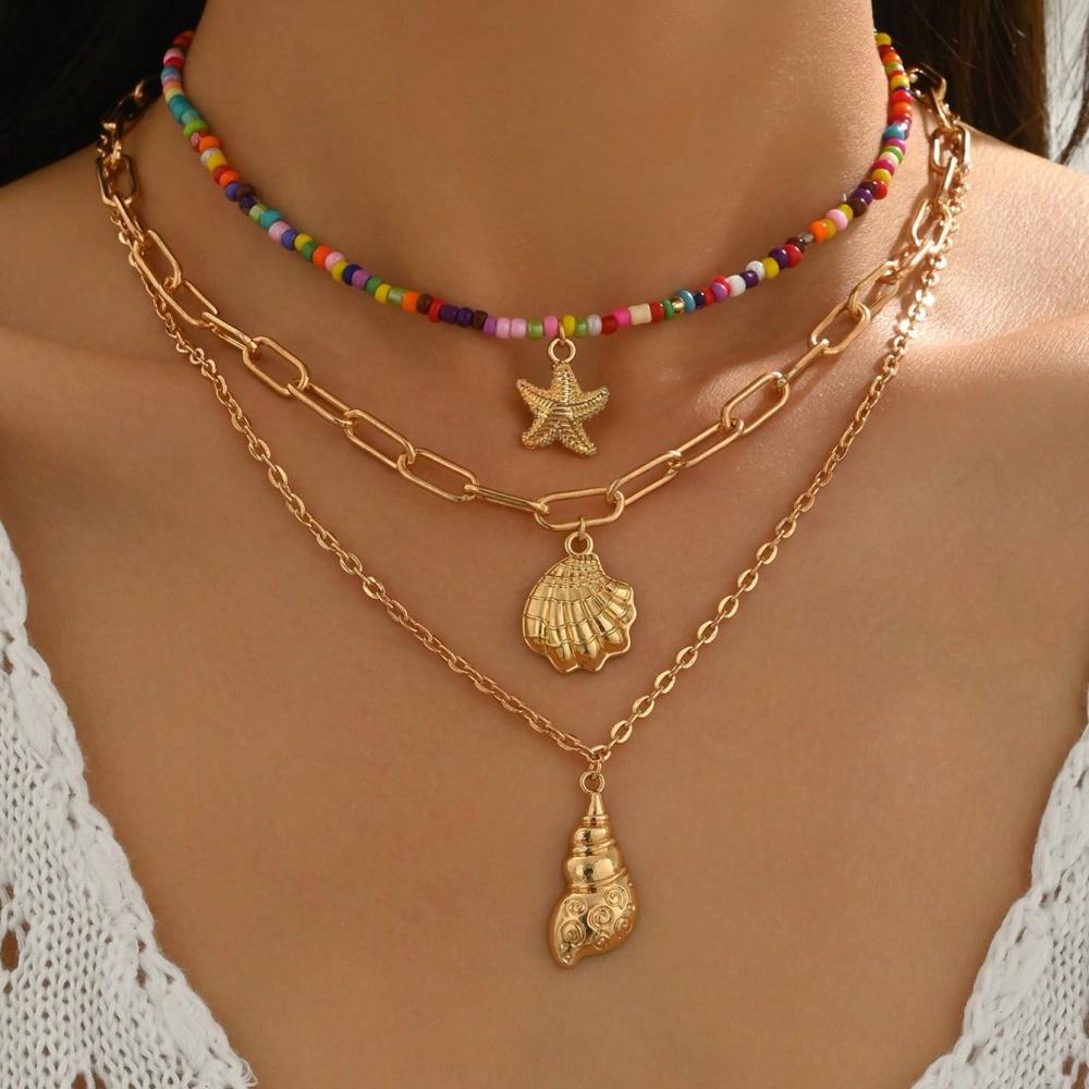 Bohemian Multilayer Handmade Beads Chain Fashion Necklaces Tassels Colorful Love Oil Drop Pendant Pendant Jewelry For Women Acce
Bohemian Multilayer Handmade Beads Chain Fashion Necklaces Tassels Colorful Love Oil Drop Pendant Pendant Jewelry For Women Acce