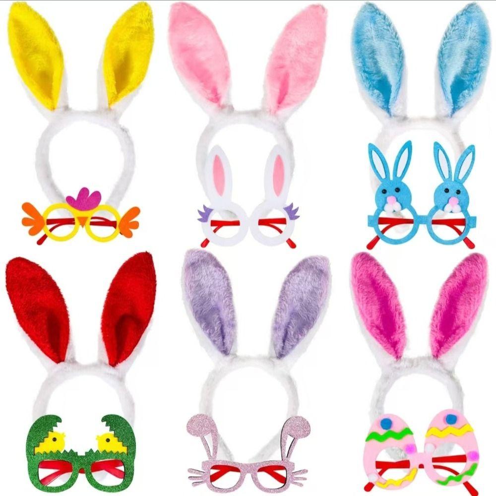 6/12Pcs Set Easter Theme Rabbit Ear Hair Hoop Plush Rabbit Ears Headwear For Cosplay Costumes 6Pcs Set Style4
6/12Pcs Set Easter Theme Rabbit Ear Hair Hoop Plush Rabbit Ears Headwear For Cosplay Costumes 6Pcs Set Style4