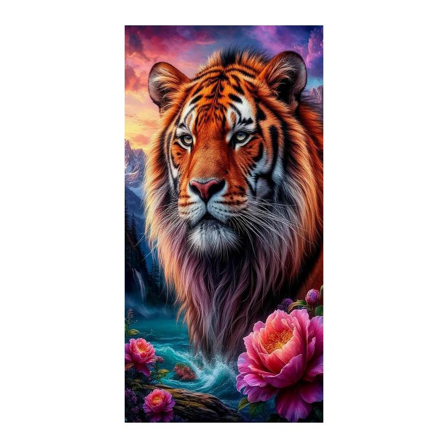 Tiger Flower Large Size Diamond Painting Animals Diy Full Square Round Drill Rhinestone Embroidery Mosaic Cross Stitch Kits Wall Decor Square drill 30x60cm
Tiger Flower Large Size Diamond Painting Animals Diy Full Square Round Drill Rhinestone Embroidery Mosaic Cross Stitch Kits Wall Decor Square drill 30x60cm