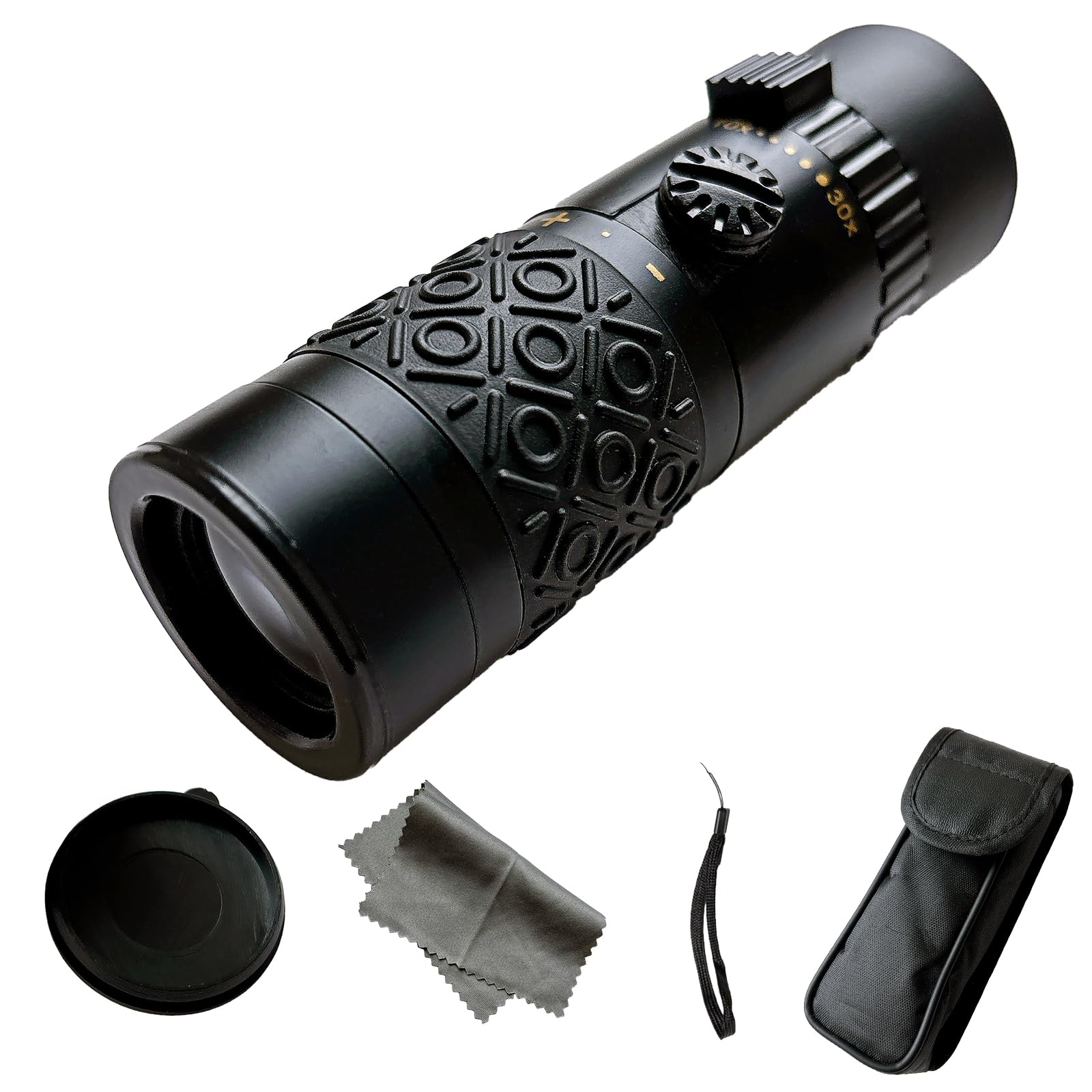 CocoFill Monocular with High Dedicated Case and Perfect for Live and Warranty Magnification, BAK4+FMC Lens, 10-30x Magnification, 110g, Strap, чорний
CocoFill Monocular with High Dedicated Case and Perfect for Live and Warranty Magnification, BAK4+FMC Lens, 10-30x Magnification, 110g, Strap, чорний