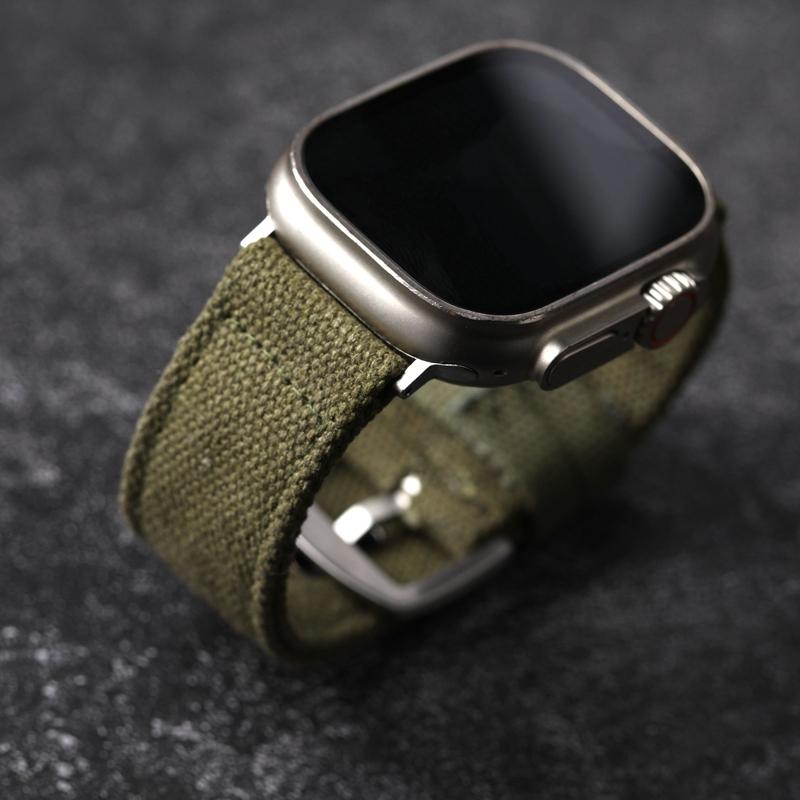 Подвійний полотняний ремінець для Apple Watch S10 - потовщений зелений, чорний, синій чоловічий міцний браслет для iWatch 10/9/8/7/6/5/4/3/2/1/se/ultra/ultra2 49 мм 42/44/45/49mm чорний
Подвійний полотняний ремінець для Apple Watch S10 - потовщений зелений, чорний, синій чоловічий міцний браслет для iWatch 10/9/8/7/6/5/4/3/2/1/se/ultra/ultra2 49 мм 42/44/45/49mm чорний