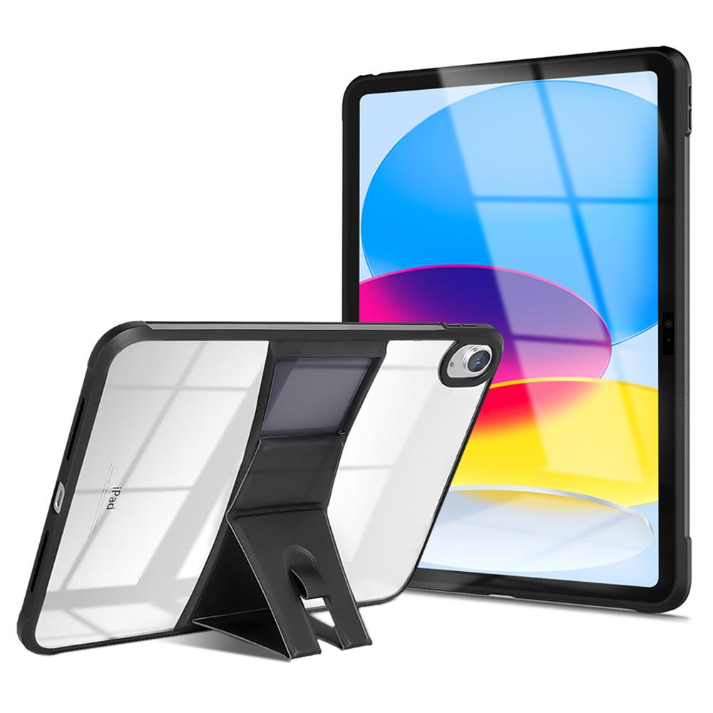 For iPad (2025)/10.9 (2022) Anti-Scratch Tablet Case Kickstand Acrylic Back+TPU Frame Drop-Proof Transparent Tablet Cover Black
For iPad (2025)/10.9 (2022) Anti-Scratch Tablet Case Kickstand Acrylic Back+TPU Frame Drop-Proof Transparent Tablet Cover Black