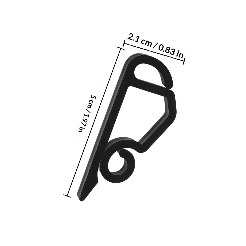 20Pcs Sliding Light Clips Reusable Plastic Gutter Hooks for Christmas Decor Balcony Fence Roof Installation Weather Resistant чорний
20Pcs Sliding Light Clips Reusable Plastic Gutter Hooks for Christmas Decor Balcony Fence Roof Installation Weather Resistant чорний