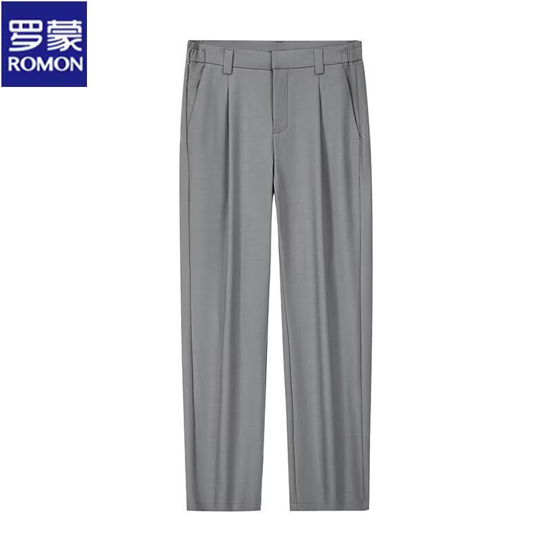 ROMON Men s Lightweight Draped Straight-Leg Business Casual Trousers 36
ROMON Men s Lightweight Draped Straight-Leg Business Casual Trousers 36
