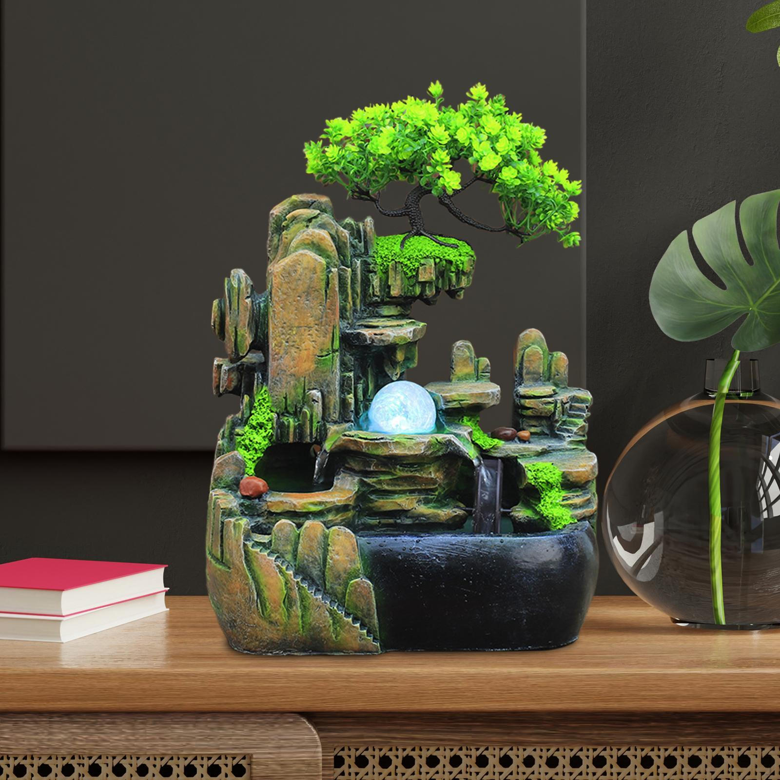 Настольный фонтан со световым украшением стола Циркулирующий водяной шар Мини-водопад для дома
Настольный фонтан со световым украшением стола Циркулирующий водяной шар Мини-водопад для дома