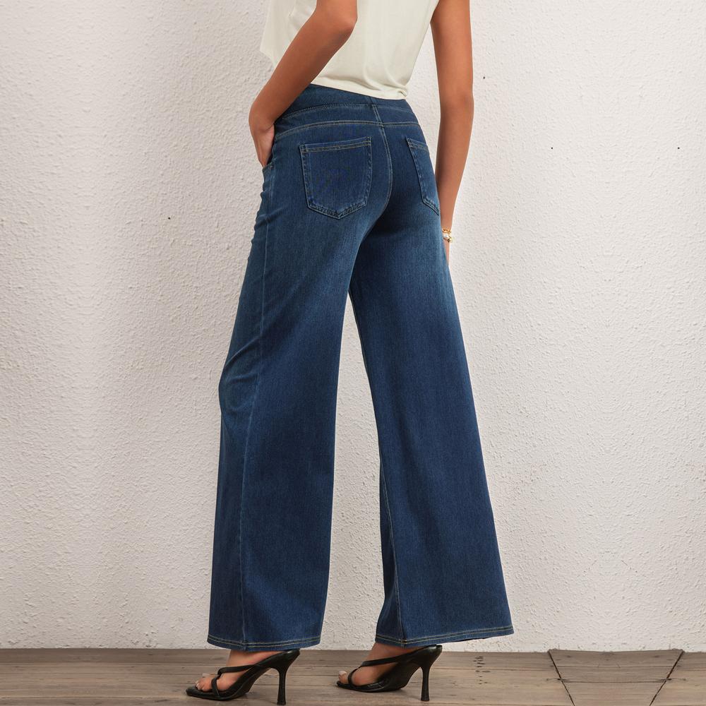 Shascullfites Women s Dark Blue Washed Stretchy Knit Casual Jeans Multiple Pockets Baggy Wide Leg XL
Shascullfites Women s Dark Blue Washed Stretchy Knit Casual Jeans Multiple Pockets Baggy Wide Leg XL