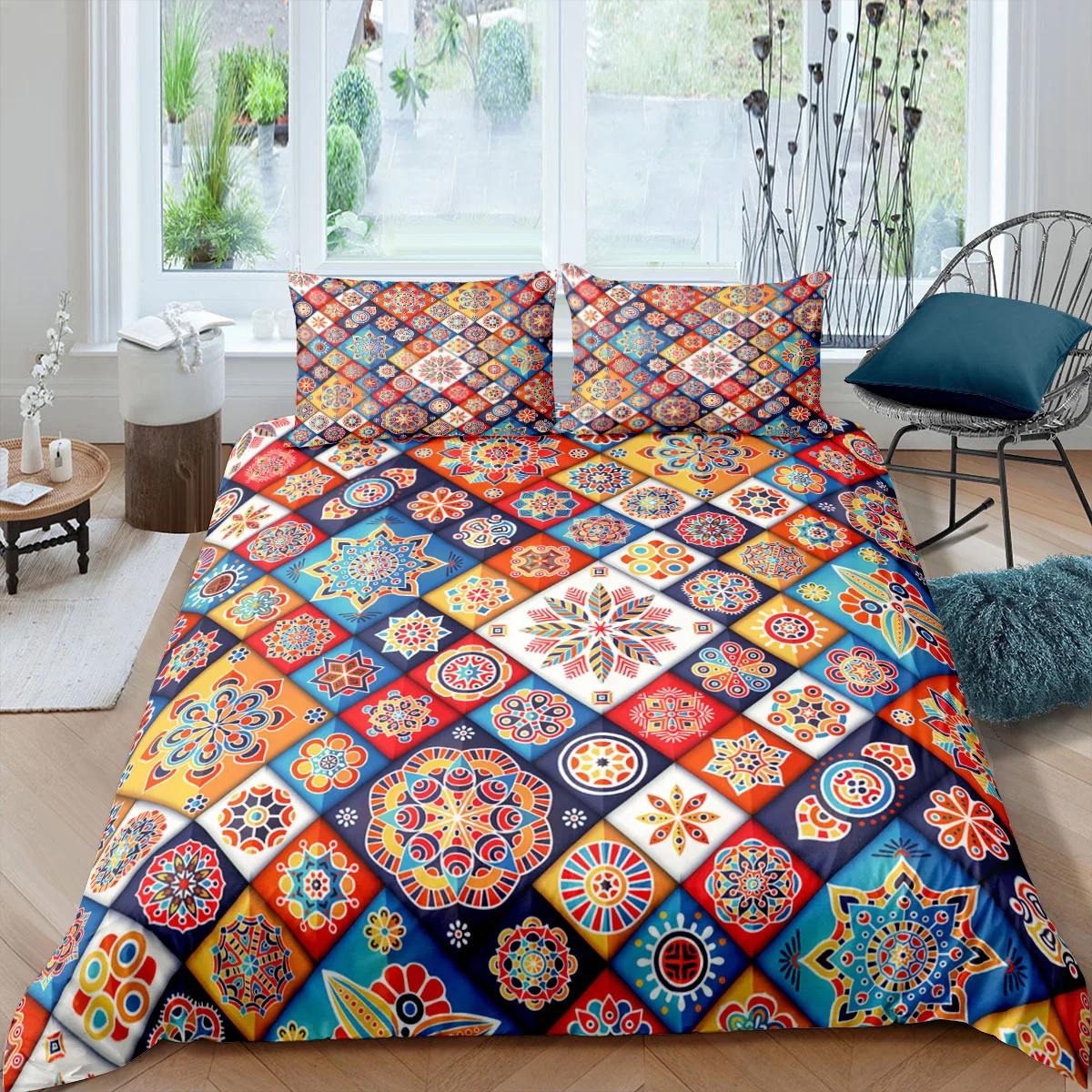 Bohemian Africa Duvet Cover Set King/Queen Size,boho Retro Exotic Tropical Ethnic Tribe Polyester Bedding Set for Teens Adults 70x133cm 2pcs
Bohemian Africa Duvet Cover Set King/Queen Size,boho Retro Exotic Tropical Ethnic Tribe Polyester Bedding Set for Teens Adults 70x133cm 2pcs