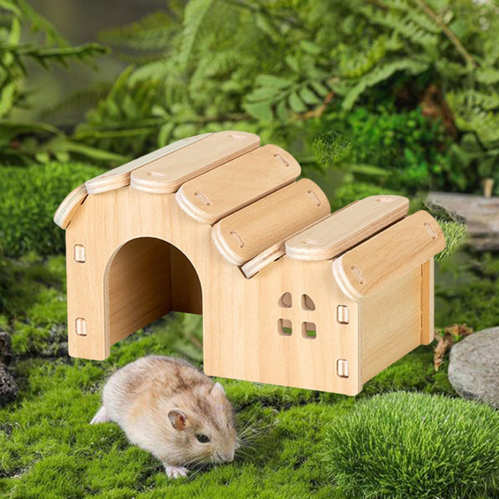Hamster Wooden House, Animal Cabinet Accessory Toy, Hideout, Habitat for Small Rodents
Hamster Wooden House, Animal Cabinet Accessory Toy, Hideout, Habitat for Small Rodents