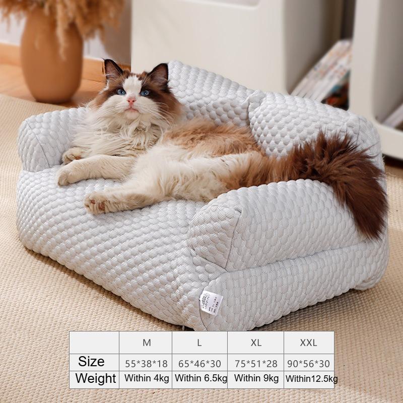 2026 Pet Cooling Sofa Bed PP Cotton Cat Nest Mat Removable Non-Slip Kennel Sleeping Cushion for Medium Dog Puppy Cama Para Gatos M-55x38x18cm серый
2026 Pet Cooling Sofa Bed PP Cotton Cat Nest Mat Removable Non-Slip Kennel Sleeping Cushion for Medium Dog Puppy Cama Para Gatos M-55x38x18cm серый