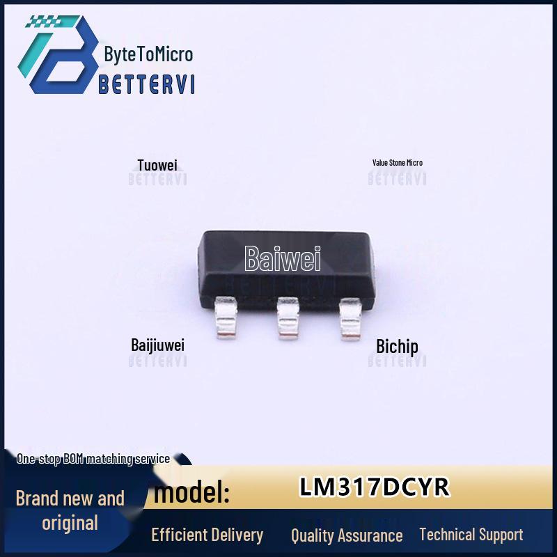 Оригінальний лінійний регулятор TI LM317DCYR SOT-223-4 (LDO)
Оригінальний лінійний регулятор TI LM317DCYR SOT-223-4 (LDO)