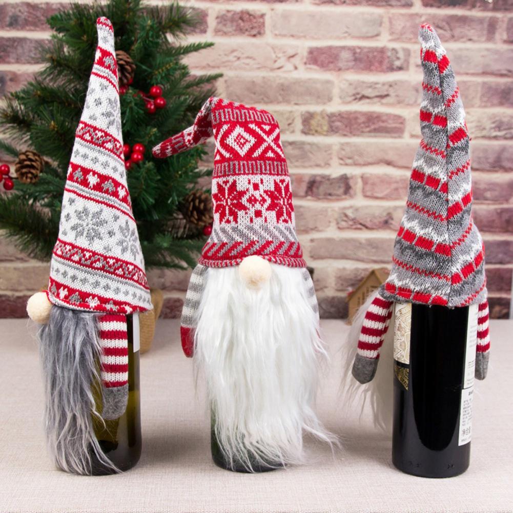 4Pcs Christmas Wine Bottle Cover Faceless Doll Wine Bottle Holder Merry Christmas Decorations For Home Xmas Navidad Gifts
4Pcs Christmas Wine Bottle Cover Faceless Doll Wine Bottle Holder Merry Christmas Decorations For Home Xmas Navidad Gifts