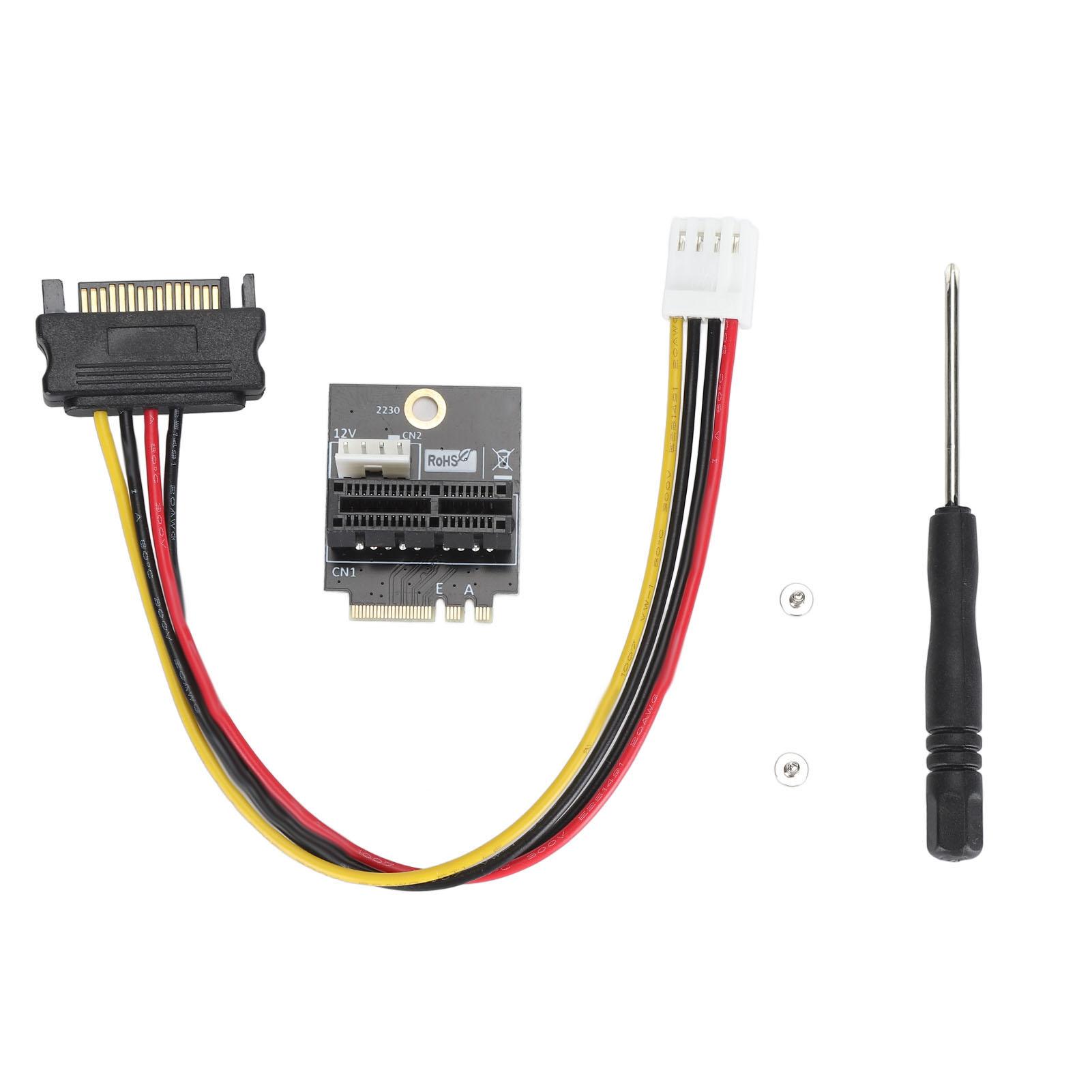 M.2 NGFF Key A A+E E to PCIE 1X Adapter 4pin 5V 12V Power Supply High Reliability NGFF A E to PCIE
M.2 NGFF Key A A+E E to PCIE 1X Adapter 4pin 5V 12V Power Supply High Reliability NGFF A E to PCIE