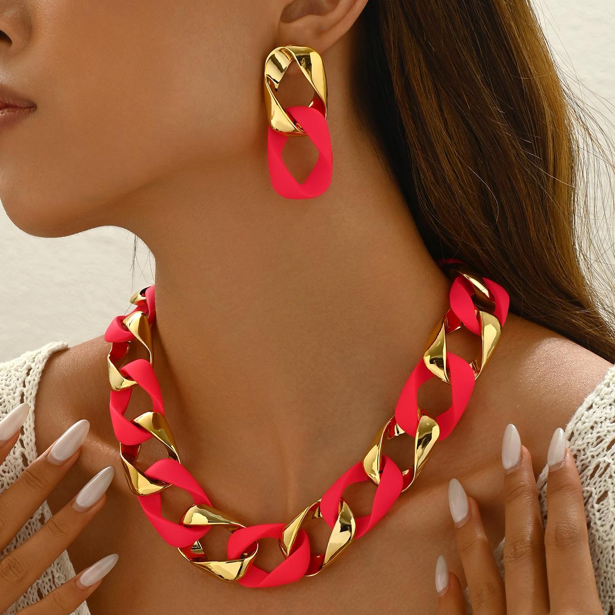 Модные серьги-подвески для женского комплекта ювелирных изделий розовый
Модные серьги-подвески для женского комплекта ювелирных изделий розовый