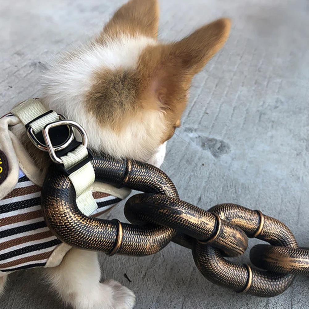 1.5m Funny Plastic Simulation Chain Dog Pet Leash Pet Tractions Rope Halloween Props M серебряный
1.5m Funny Plastic Simulation Chain Dog Pet Leash Pet Tractions Rope Halloween Props M серебряный