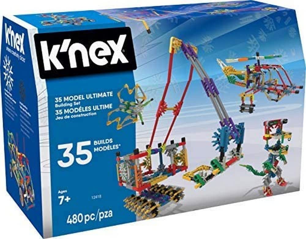 K NEX - набор для строительства из 35 моделей - 480 деталей - развивающая игрушка для детей от 7 лет (эксклюзивно на Амазон)
K NEX - набор для строительства из 35 моделей - 480 деталей - развивающая игрушка для детей от 7 лет (эксклюзивно на Амазон)