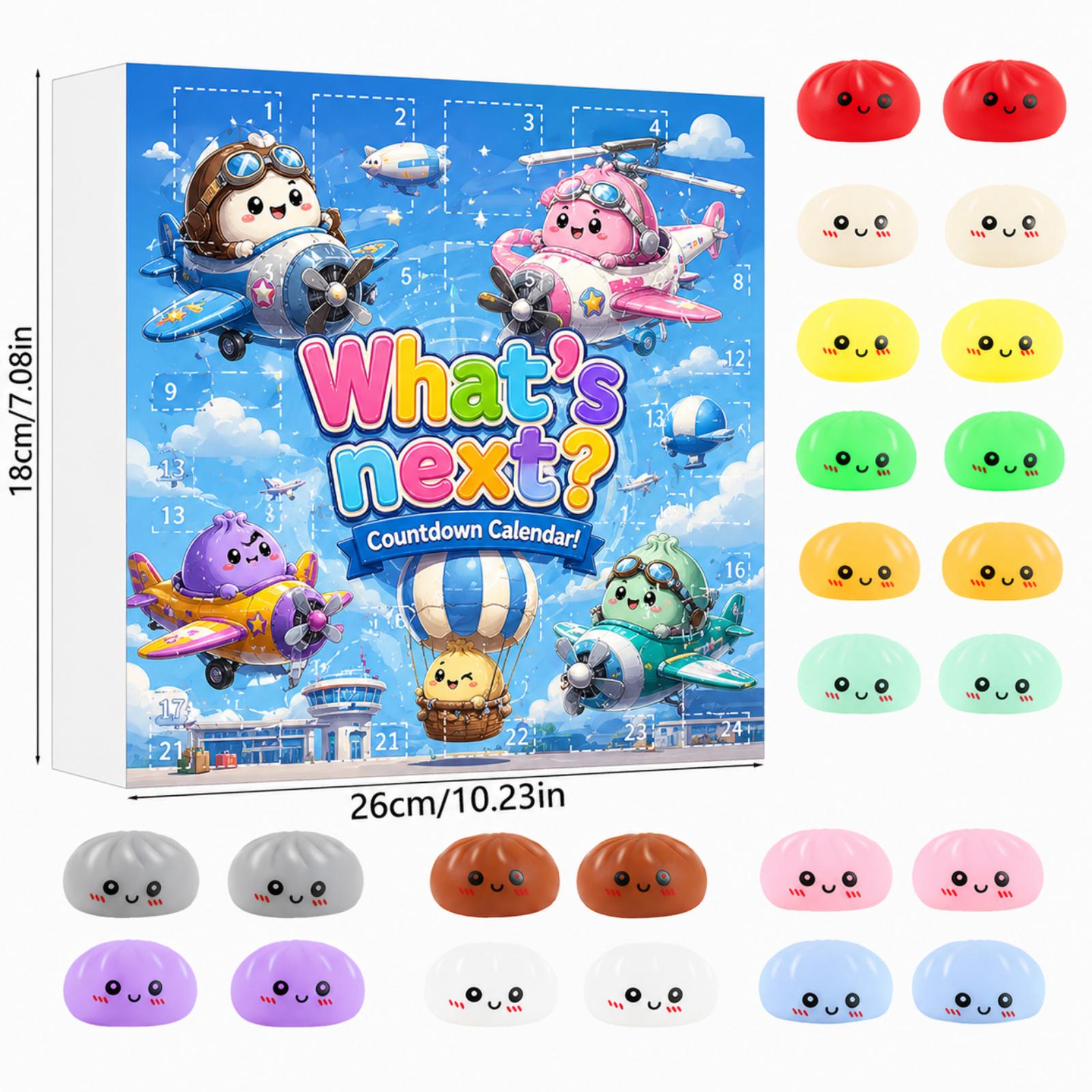 24 Pieces Squishy Bun Toy Blind Box Set Soft Slow Rising Squeeze Toy Stress Relief Collectible Sensory Play for Kids and Adults One Size
24 Pieces Squishy Bun Toy Blind Box Set Soft Slow Rising Squeeze Toy Stress Relief Collectible Sensory Play for Kids and Adults One Size