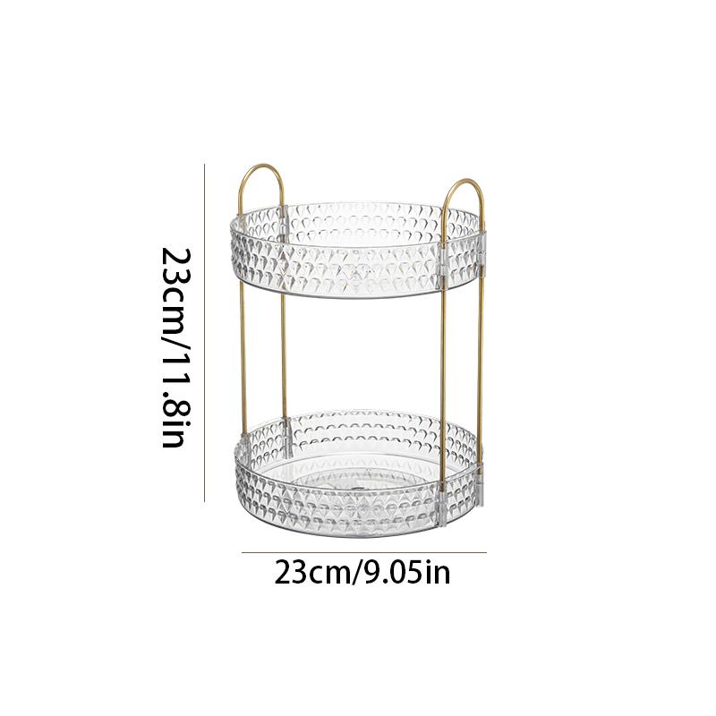 2026 Rotating Cosmetic Organizer 3 Tier Transparent Diamond Pattern Cosmetic Rack Bathroom Cosmetic Vanity Organizer Countertop
2026 Rotating Cosmetic Organizer 3 Tier Transparent Diamond Pattern Cosmetic Rack Bathroom Cosmetic Vanity Organizer Countertop