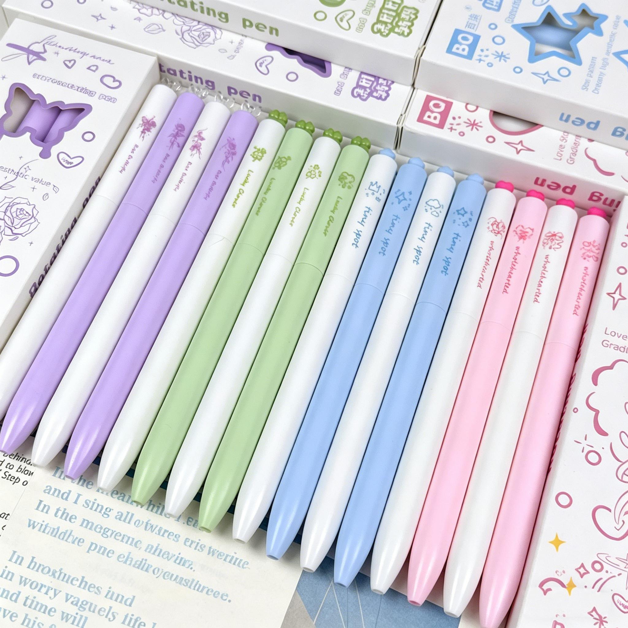 16pcs/lot Cute Twist Pen Retractable Gel Pens for Girls, Kawaii Fashion Stationery Smooth Writing School Office Supplies (0.5m (as the picture,black)
16pcs/lot Cute Twist Pen Retractable Gel Pens for Girls, Kawaii Fashion Stationery Smooth Writing School Office Supplies (0.5m (as the picture,black)