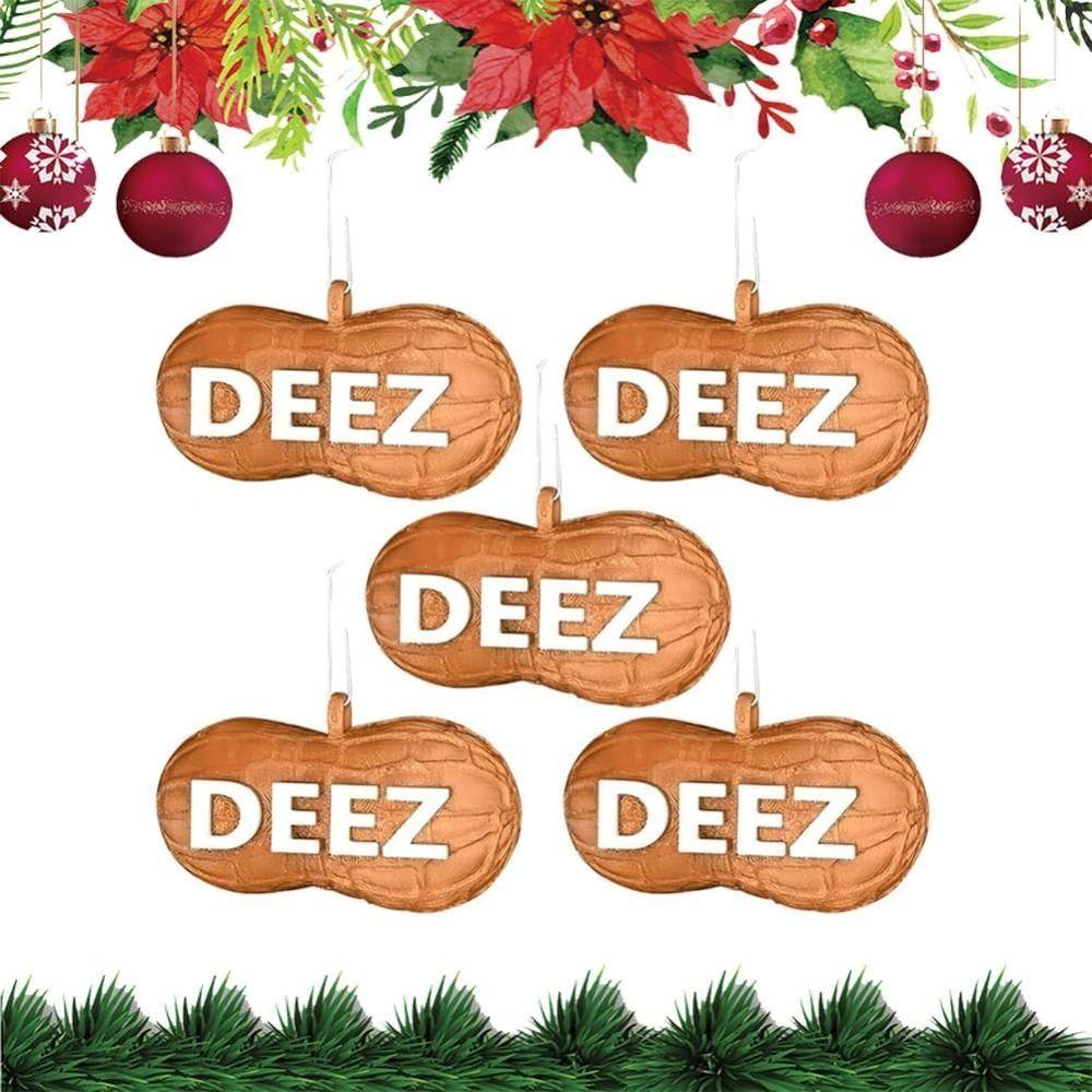 Акриловое Рождественское украшение с арахисом, забавная новинка, подвесное украшение для рождественской елки
Акриловое Рождественское украшение с арахисом, забавная новинка, подвесное украшение для рождественской елки