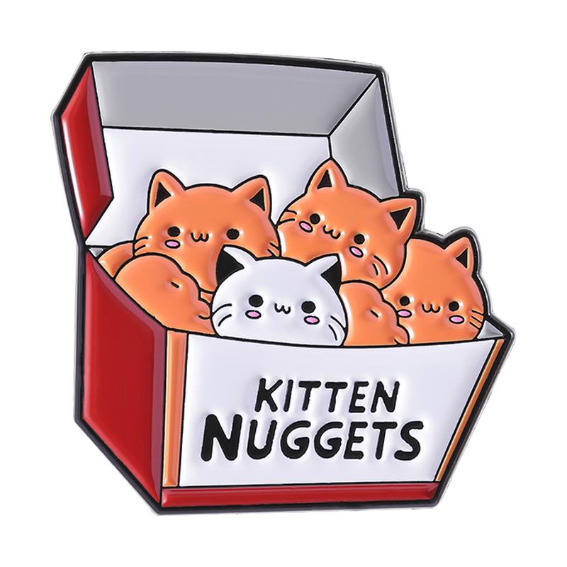 Креативные эмалевые значки с котятами, на заказ, KITTEN NUGGETS, броши, значки на лацкан, одежда, животные украшения, подарок для друзей
Креативные эмалевые значки с котятами, на заказ, KITTEN NUGGETS, броши, значки на лацкан, одежда, животные украшения, подарок для друзей