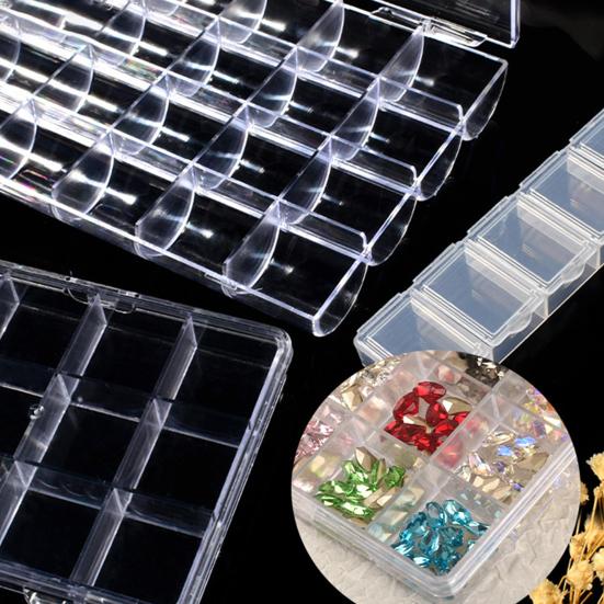 Yousheng Jewelry Storage Box Large Capacity Multi-Compartment High Durability Round Edge Wide Application Space-saving PS Material Clear Nail Storage B
Yousheng Jewelry Storage Box Large Capacity Multi-Compartment High Durability Round Edge Wide Application Space-saving PS Material Clear Nail Storage B