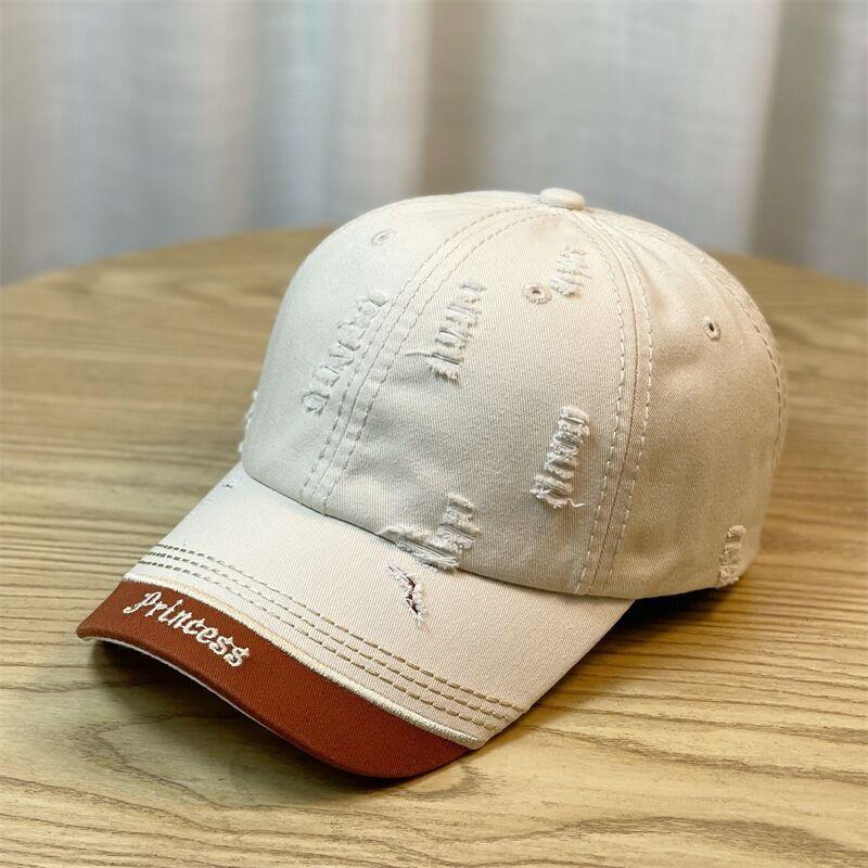 Retro American-Style Color-Matched Baseball Cap For Women Trendy Design-Versatile Stree Twear Letter Princess Embroid Caps Lady 56-59cm
Retro American-Style Color-Matched Baseball Cap For Women Trendy Design-Versatile Stree Twear Letter Princess Embroid Caps Lady 56-59cm