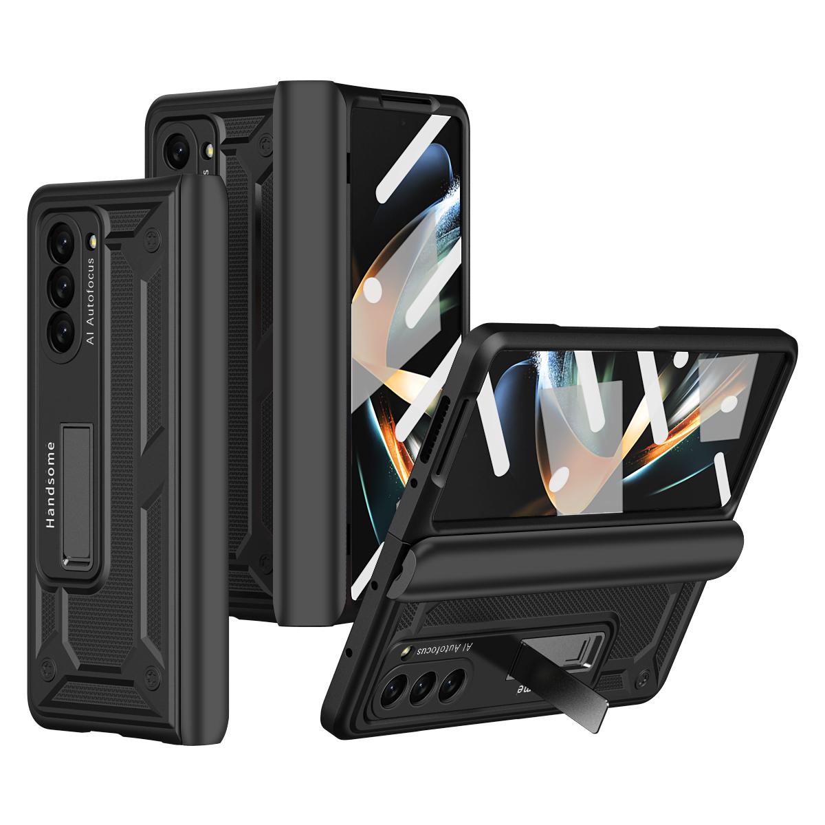 For Samsung Galaxy Z Fold5 5G Hard PC Hinge Protection Case Magnetic Kickstand Phone Cover with Tempered Glass Film Silver
For Samsung Galaxy Z Fold5 5G Hard PC Hinge Protection Case Magnetic Kickstand Phone Cover with Tempered Glass Film Silver