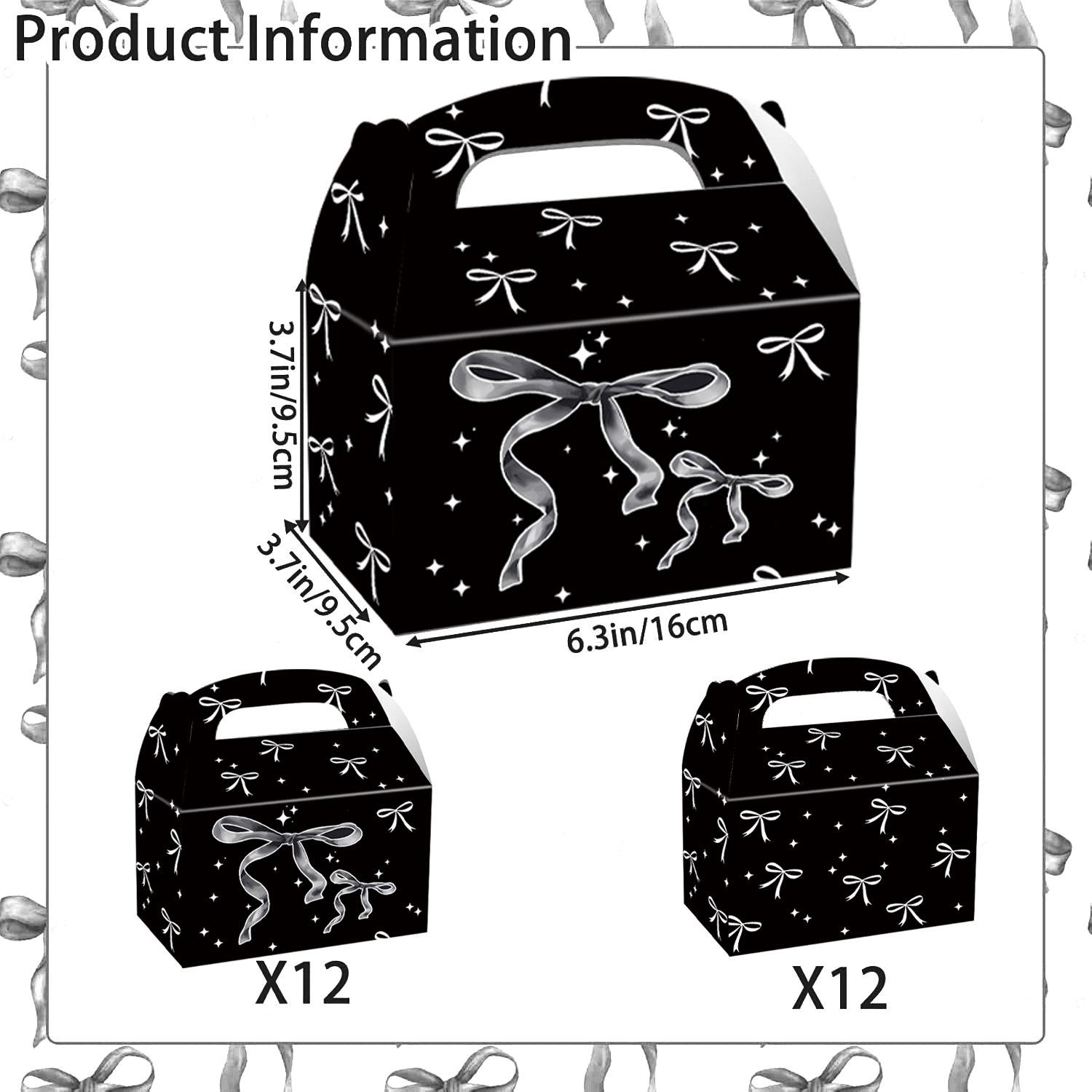 Horn Box Gift Box Party Supplies Birthday Decorations Candy Box Arrangement Props Party Dessert Burger Box Black Bow Horn Box 12pcs
Horn Box Gift Box Party Supplies Birthday Decorations Candy Box Arrangement Props Party Dessert Burger Box Black Bow Horn Box 12pcs