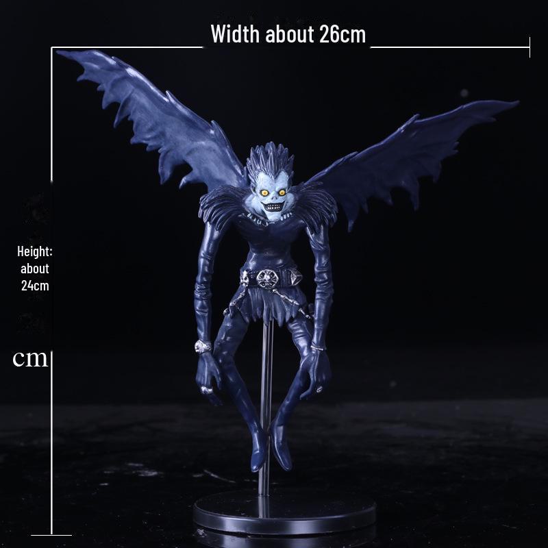 Тетрадь смерти Рюк фигурка ПВХ: Коллекционная портативная модель Height approx. 24cm
Тетрадь смерти Рюк фигурка ПВХ: Коллекционная портативная модель Height approx. 24cm