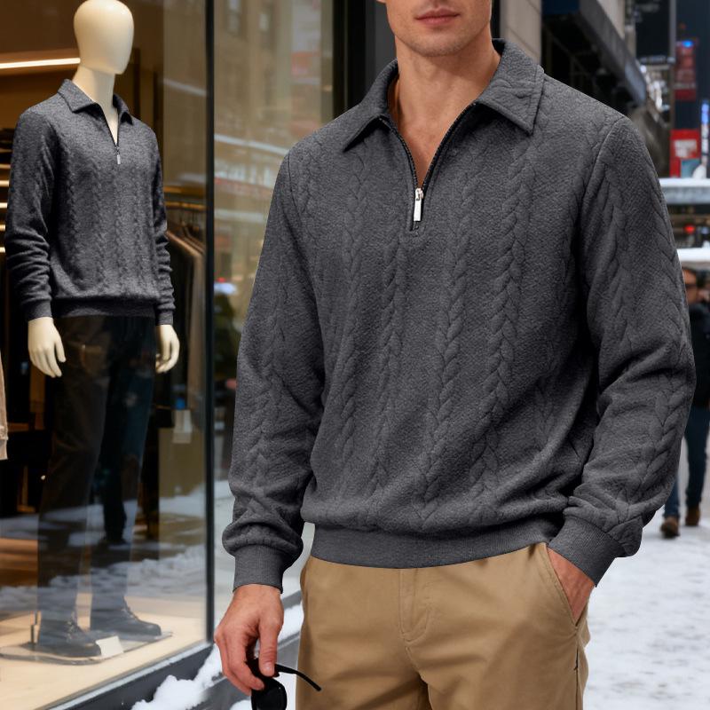 TikTok Men s Jacquard Polo Shirt: Casual Loose-Fit Hoodie with Lapel and Long Sleeves S темно-сірий
TikTok Men s Jacquard Polo Shirt: Casual Loose-Fit Hoodie with Lapel and Long Sleeves S темно-сірий