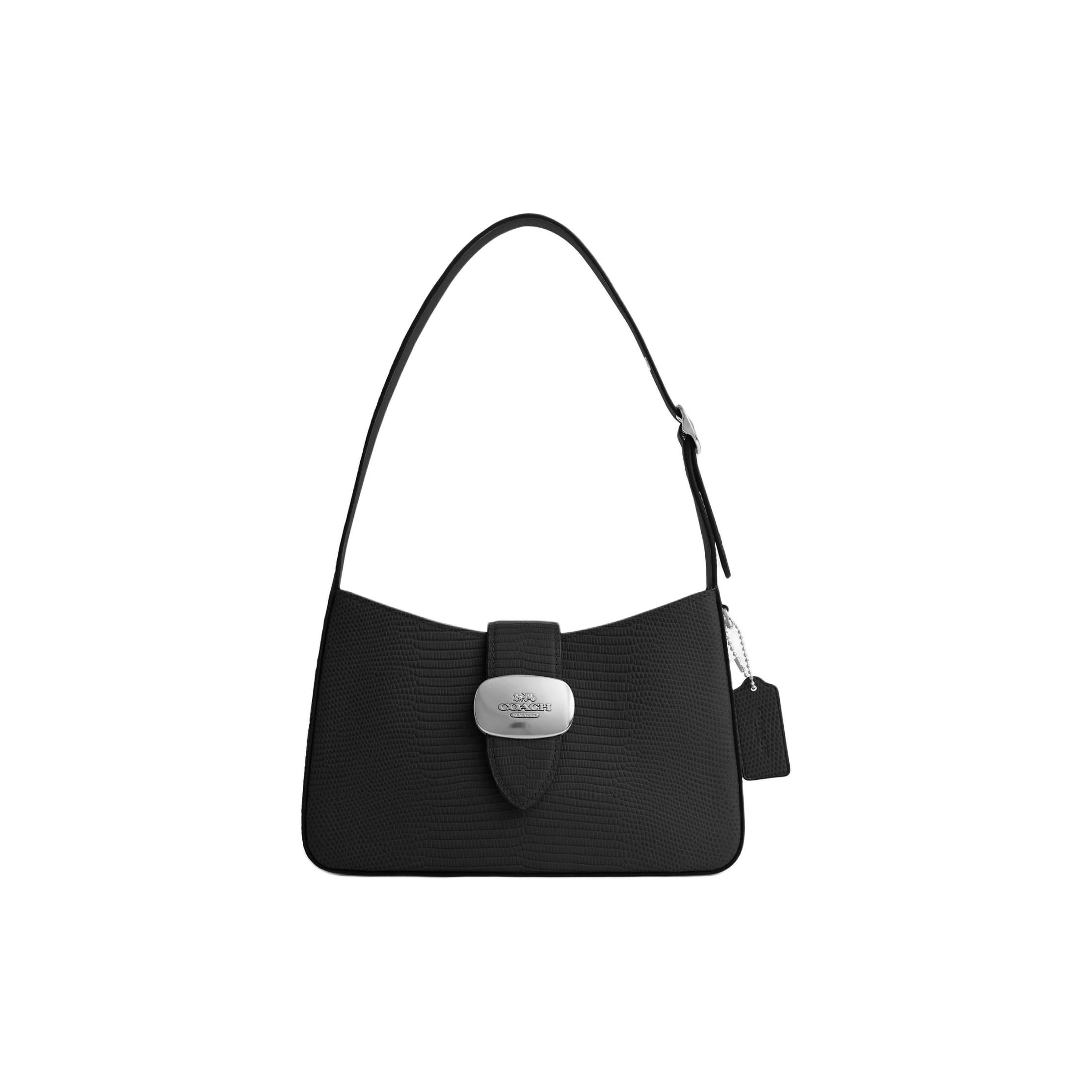 Coach Eliza 25 Adjustable Handle Lizard Embossed Leather Tote Shoulder Bag Medium Women handbags Silver Black CR107-SVBK Basic Set (Bag+Dust Bag)
Coach Eliza 25 Adjustable Handle Lizard Embossed Leather Tote Shoulder Bag Medium Women handbags Silver Black CR107-SVBK Basic Set (Bag+Dust Bag)