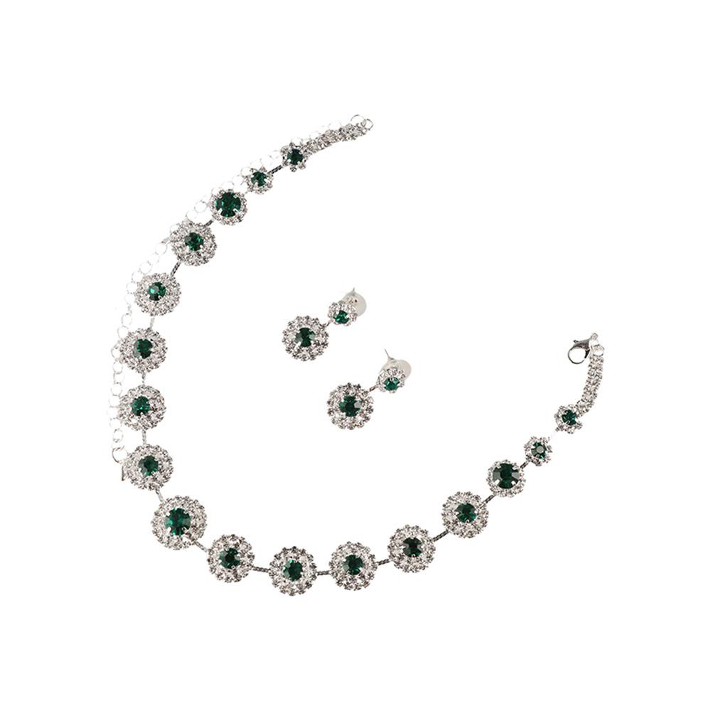 Shiny Necklace Earnail Set Zinc Zinc Alloy Wedding Rhinestone Set Brilliant Bridal Jewelry Set Banquet белый
Shiny Necklace Earnail Set Zinc Zinc Alloy Wedding Rhinestone Set Brilliant Bridal Jewelry Set Banquet белый