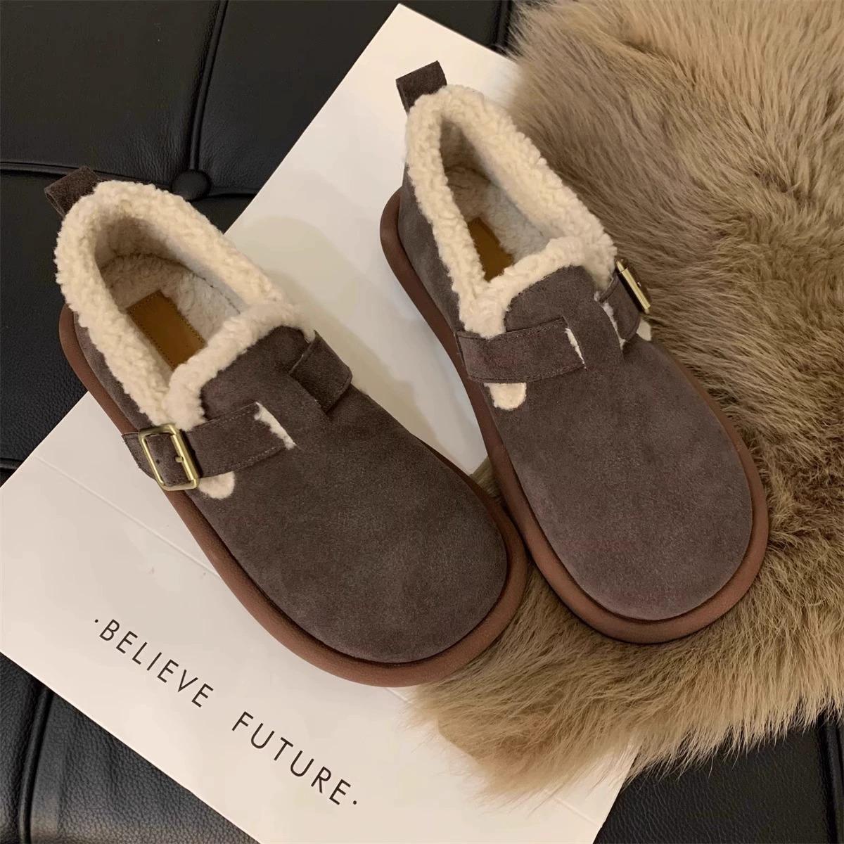 Galoa winter beanie shoes women s soft leather and velvet outer wear flat-soled retro soft-soled Boken big head and cotton shoes 35 верблюд
Galoa winter beanie shoes women s soft leather and velvet outer wear flat-soled retro soft-soled Boken big head and cotton shoes 35 верблюд
