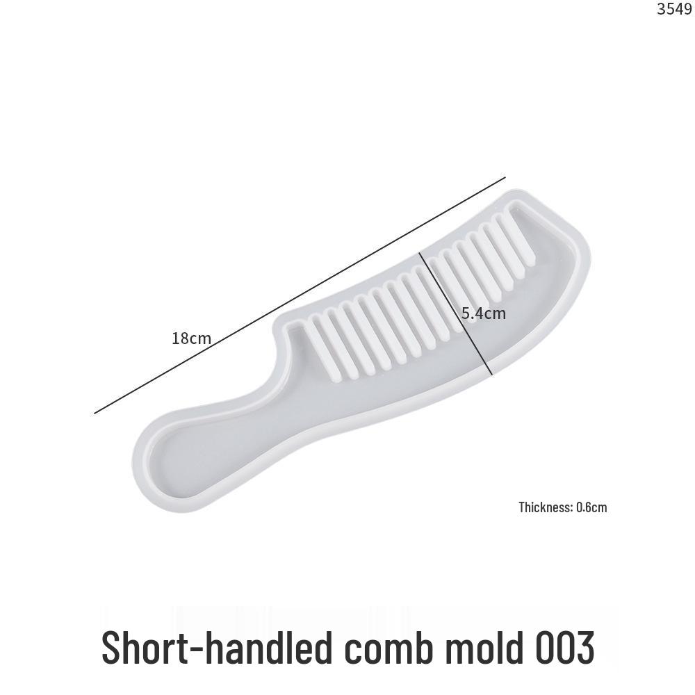Crystal Epoxy DIY Silicone Mold: 4 Handmade Comb Types (Long, Short, Crescent, Mirror)
Crystal Epoxy DIY Silicone Mold: 4 Handmade Comb Types (Long, Short, Crescent, Mirror)