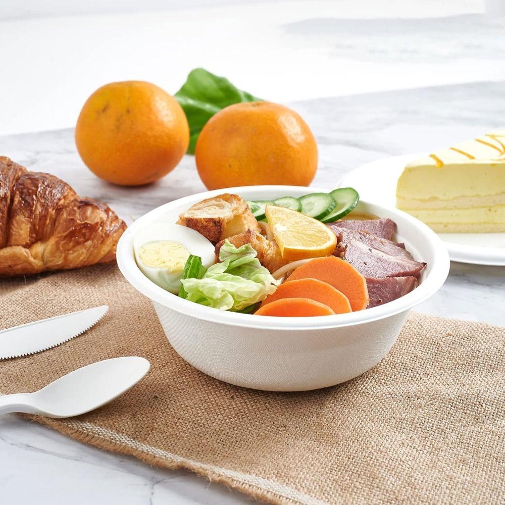 50Pcs Degradable Disposable Paper Bowl Thickened Paper Plate Eco-Friendly Salad Bowl Commercial 350ML білий
50Pcs Degradable Disposable Paper Bowl Thickened Paper Plate Eco-Friendly Salad Bowl Commercial 350ML білий