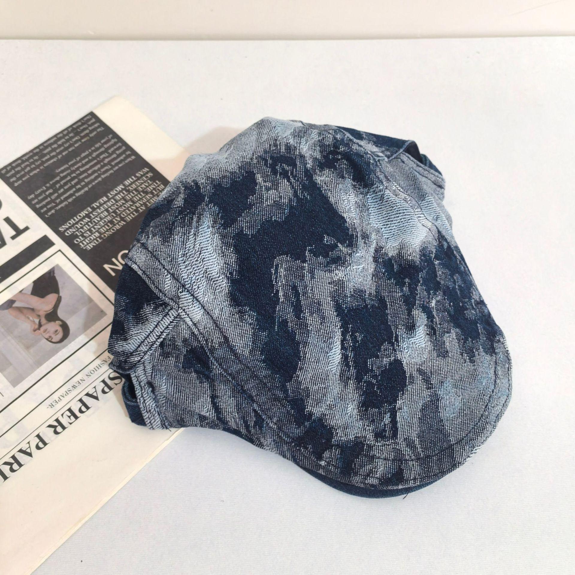 Stylish and simple retro tie-dye denim forward hat personalized street cap tide M(56-58cm) темно-синього кольору
Stylish and simple retro tie-dye denim forward hat personalized street cap tide M(56-58cm) темно-синього кольору