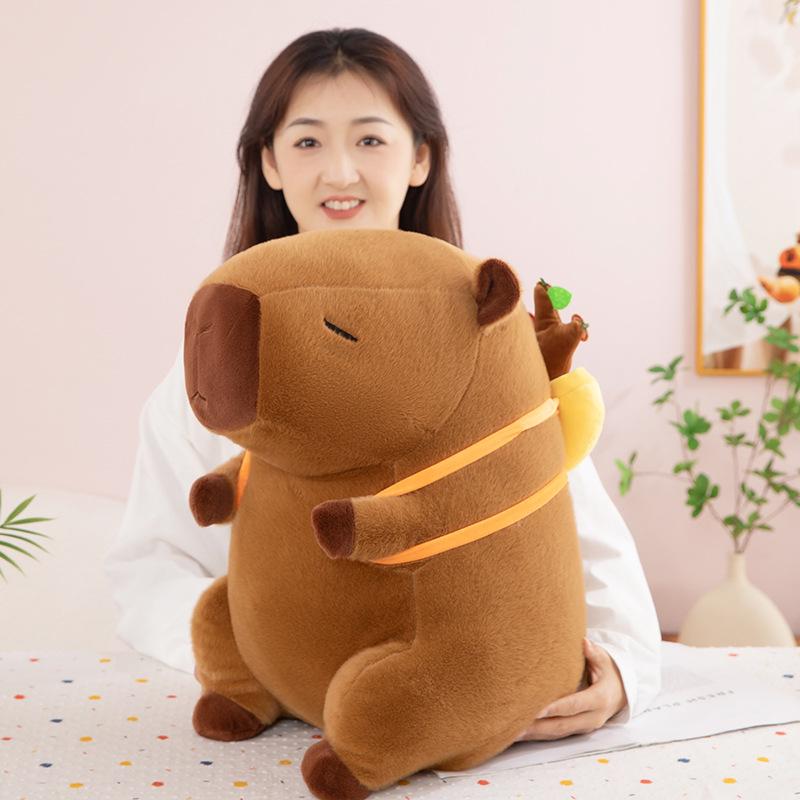 Cross-Border Capybara Plush Doll Pillow - Cute Money Tree Gift for New Year 25cm 0.18kg
Cross-Border Capybara Plush Doll Pillow - Cute Money Tree Gift for New Year 25cm 0.18kg