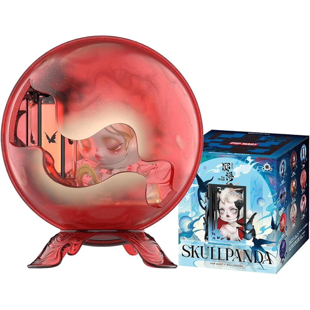 Pop Mart Skullpanda Серия «Мираж» Ассорти Коробка 9 Штук Фигурки в Слепых Коробках ПВХ Коллекционные Игрушки
Pop Mart Skullpanda Серия «Мираж» Ассорти Коробка 9 Штук Фигурки в Слепых Коробках ПВХ Коллекционные Игрушки
