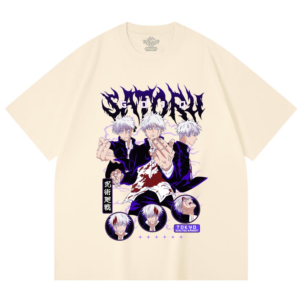 230 Gsm 100% Cotton Jujutsu Kaisen V6 Gojo Print Unisex Heavy Cotton T Shirt XS абрикосовый
230 Gsm 100% Cotton Jujutsu Kaisen V6 Gojo Print Unisex Heavy Cotton T Shirt XS абрикосовый