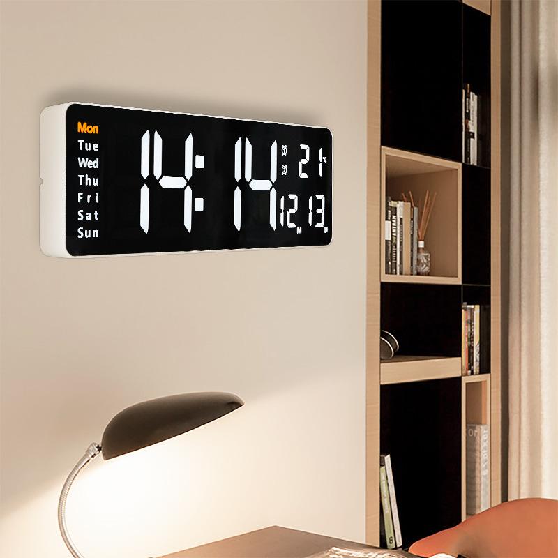 Large screen function i display clock digital clock simple living room wall clock LED clock electronic clock alarm clock 6626
Large screen function i display clock digital clock simple living room wall clock LED clock electronic clock alarm clock 6626