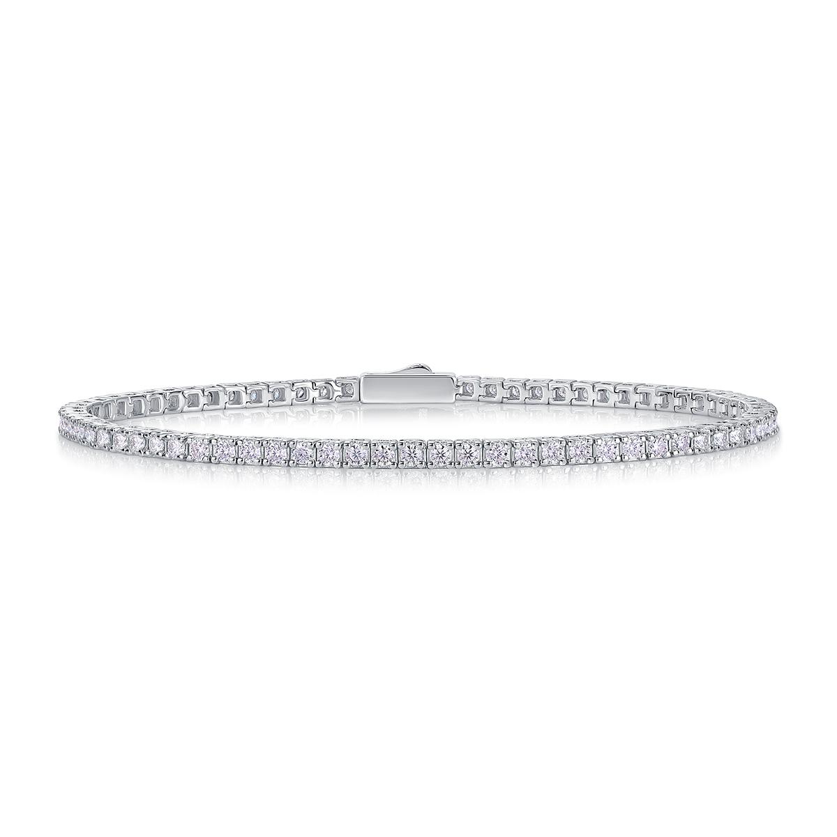 JIUZUAN S925 Silver Moissanite Tennis Bracelet for Women Simple Row Design Elegant Sparkling Jewelry for Daily Wear 15.5cm&925 Silver
JIUZUAN S925 Silver Moissanite Tennis Bracelet for Women Simple Row Design Elegant Sparkling Jewelry for Daily Wear 15.5cm&925 Silver