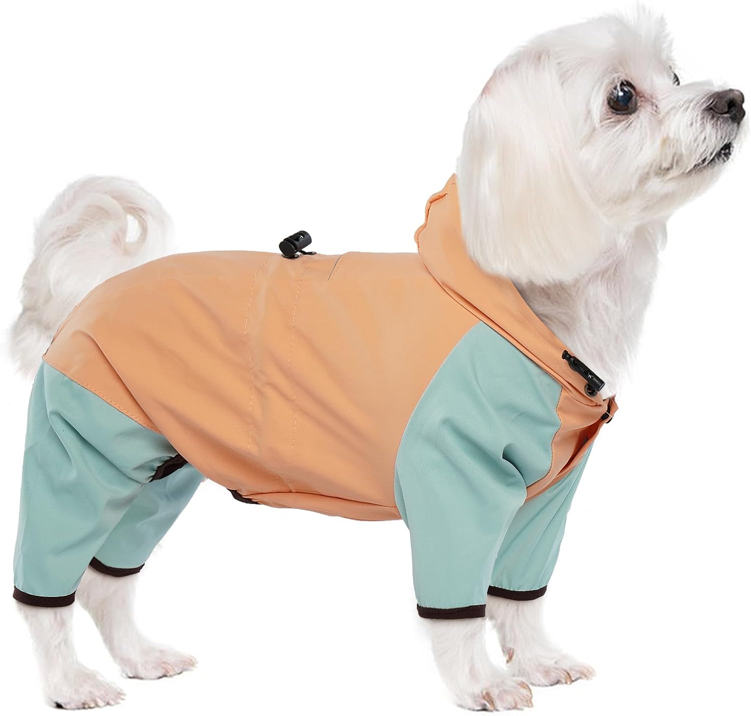Pet Dog Raincoat, 4 Legs Puppy Raincoat, Full-cover Waterproof Jacket, Reflective Pet Poncho Costume for Small Dogs XS(Back Length7.8 )
Pet Dog Raincoat, 4 Legs Puppy Raincoat, Full-cover Waterproof Jacket, Reflective Pet Poncho Costume for Small Dogs XS(Back Length7.8 )