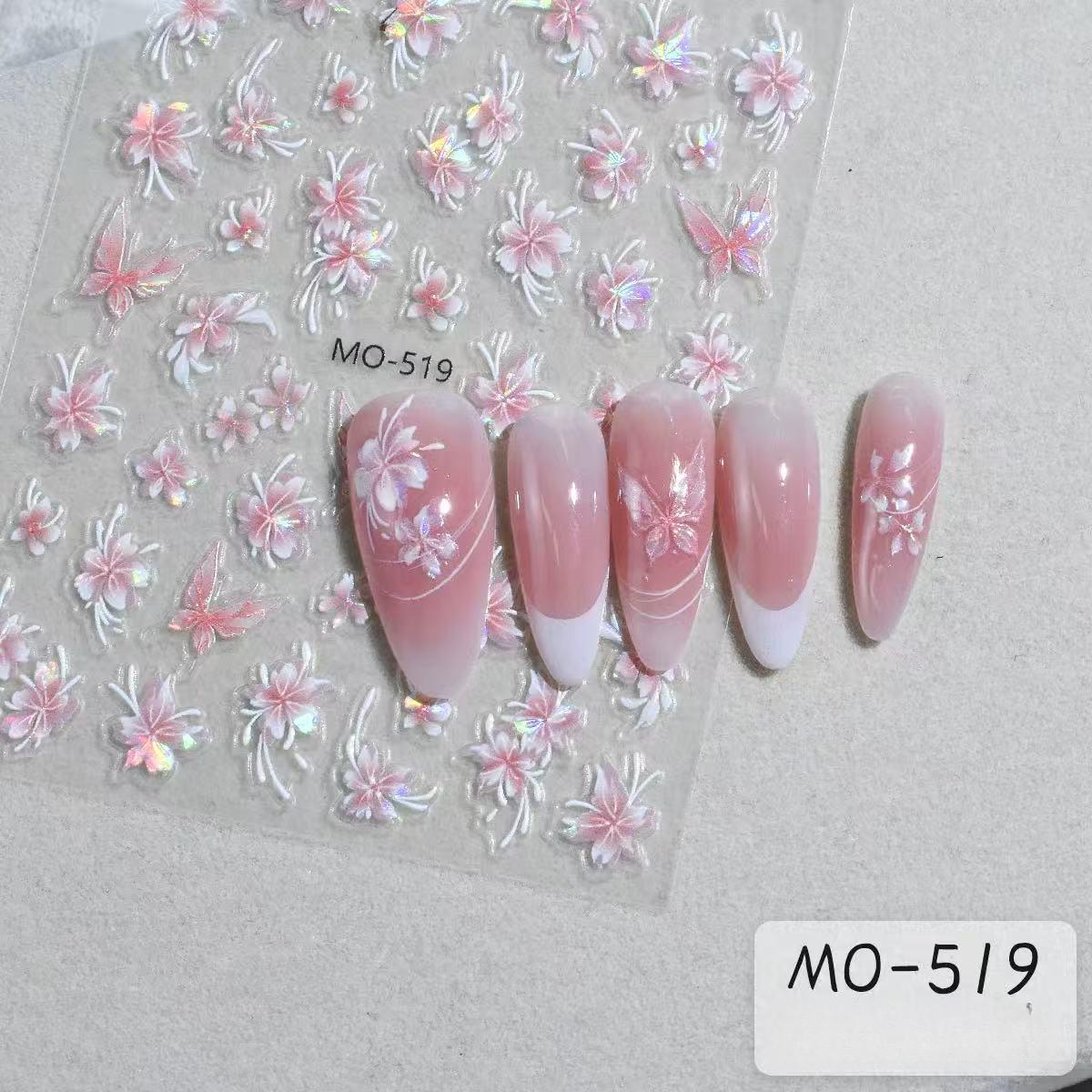 Shell Light Butterfly Ice Flower Manicure Sticker Relief Three-dimensional New Pure White Pink Small Flower Wear Nail Sticker 19 pieces
Shell Light Butterfly Ice Flower Manicure Sticker Relief Three-dimensional New Pure White Pink Small Flower Wear Nail Sticker 19 pieces