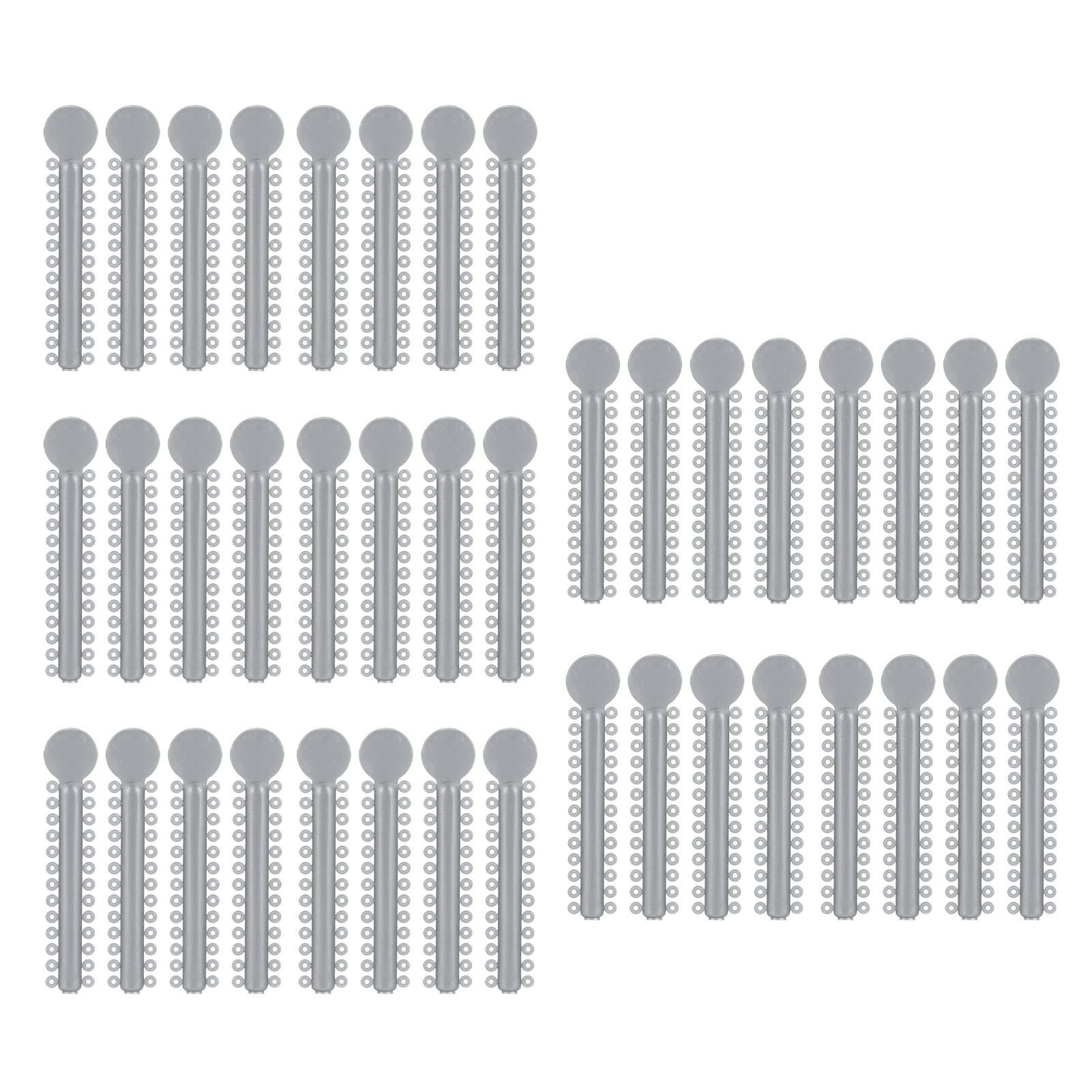 40pcs Orthodontic Ligature Ties Plastic Silver Color Dental Elastic Ligature Ties for Dental Orthodontics
40pcs Orthodontic Ligature Ties Plastic Silver Color Dental Elastic Ligature Ties for Dental Orthodontics