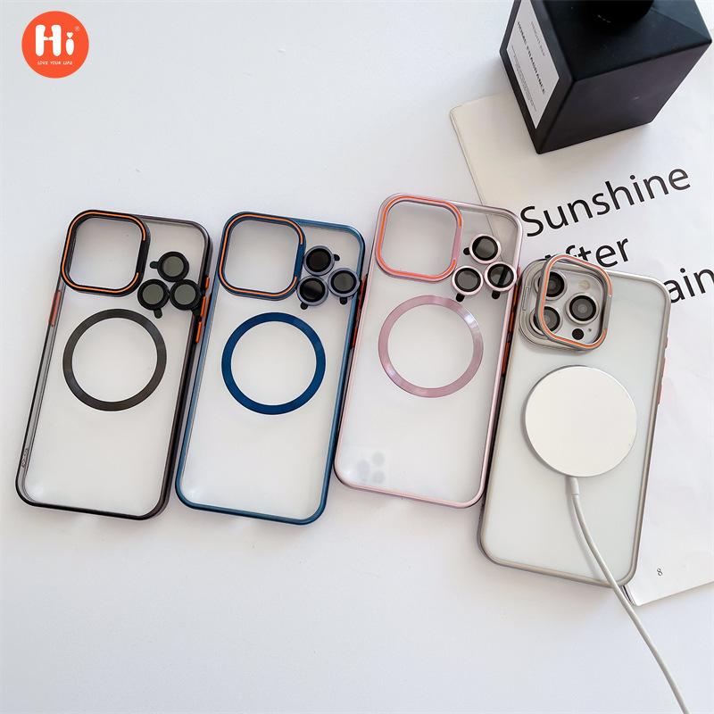 Gilt magnetic attraction is suitable for Apple 15 mobile phone case lens holder iPhone14 electroplating 13Promax silicone soft case 
Gilt magnetic attraction is suitable for Apple 15 mobile phone case lens holder iPhone14 electroplating 13Promax silicone soft case